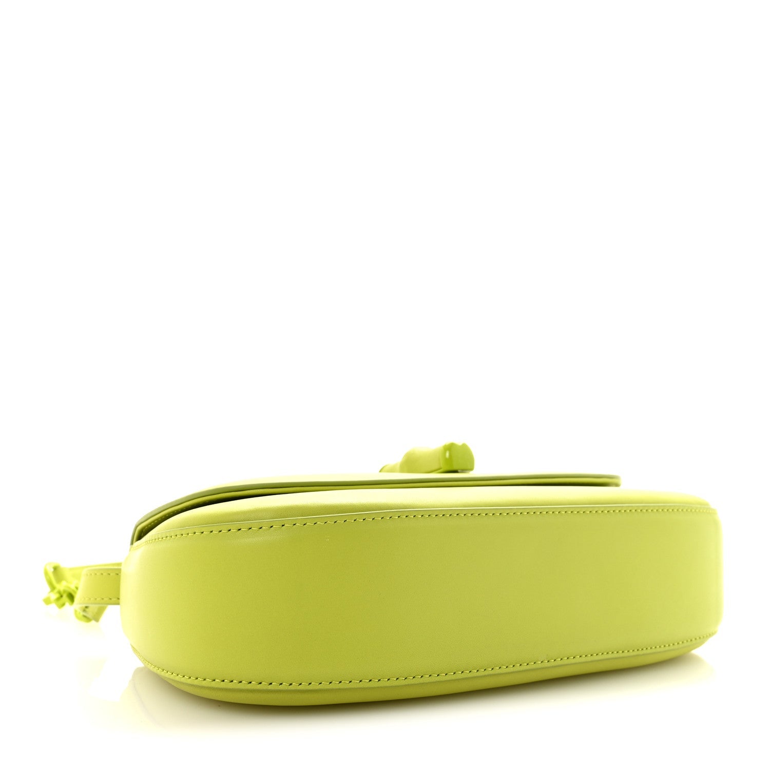 Gucci Calfskin Medium Bamboo Diva Green