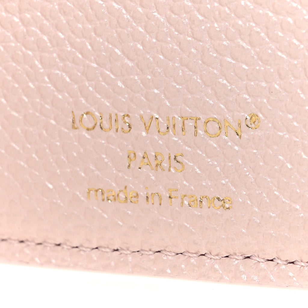 Louis Vuitton Empreinte Monogram Flower Lisa Wallet Snowy Pearl