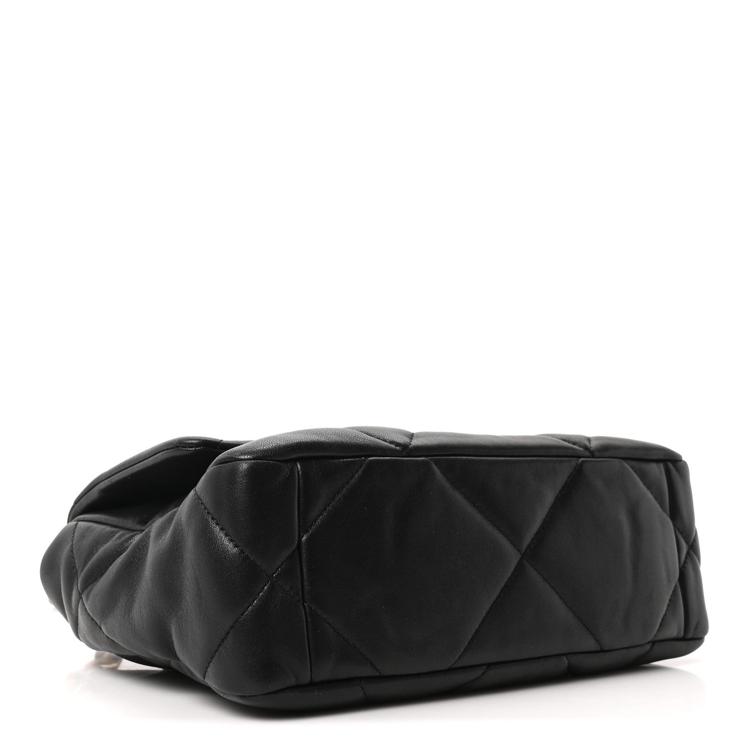 Chanel Lambskin Quilted Medium Chanel 19 Flap Black