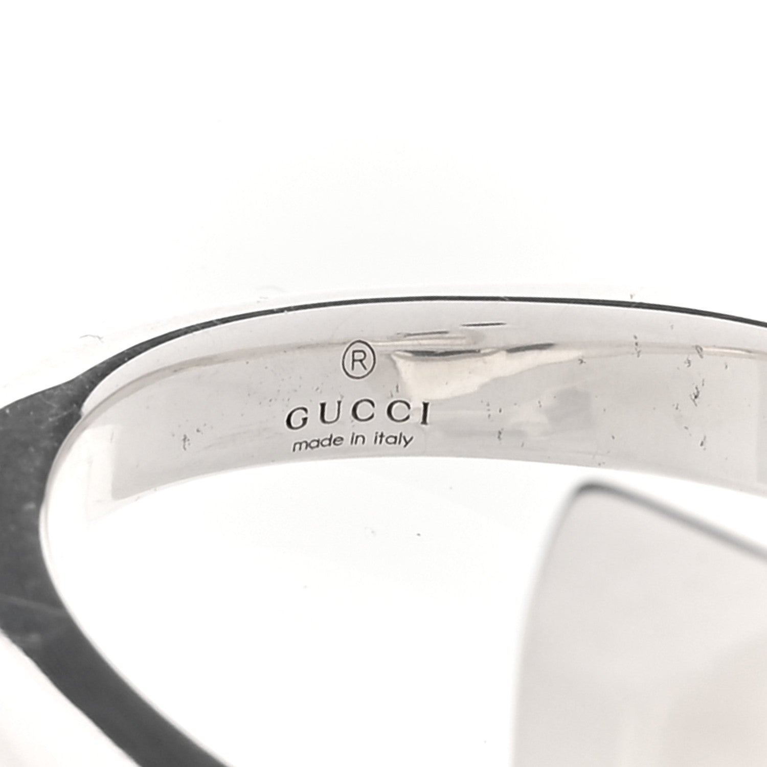 Gucci Sterling Silver Chiodo Double Nail Ring 54 7