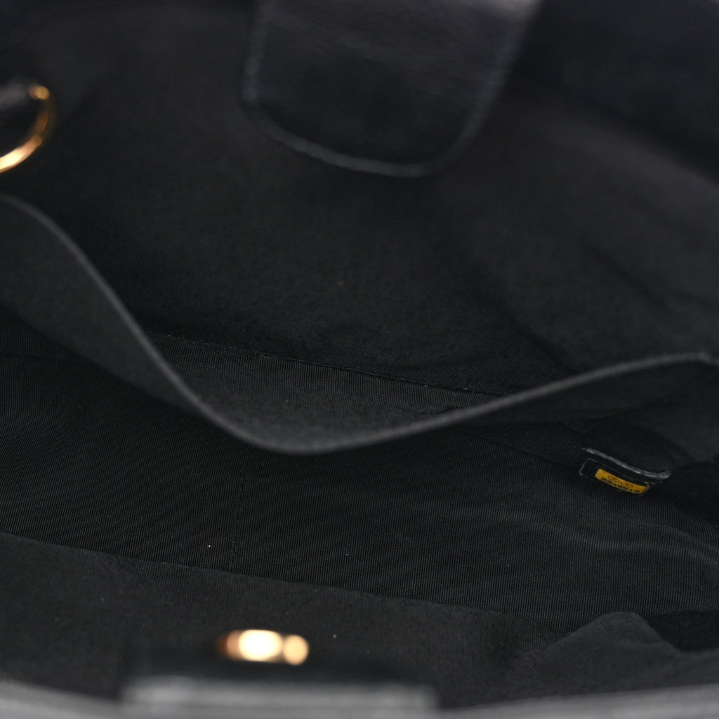 Chanel Caviar Quilted Petit Shopping Tote PST Black