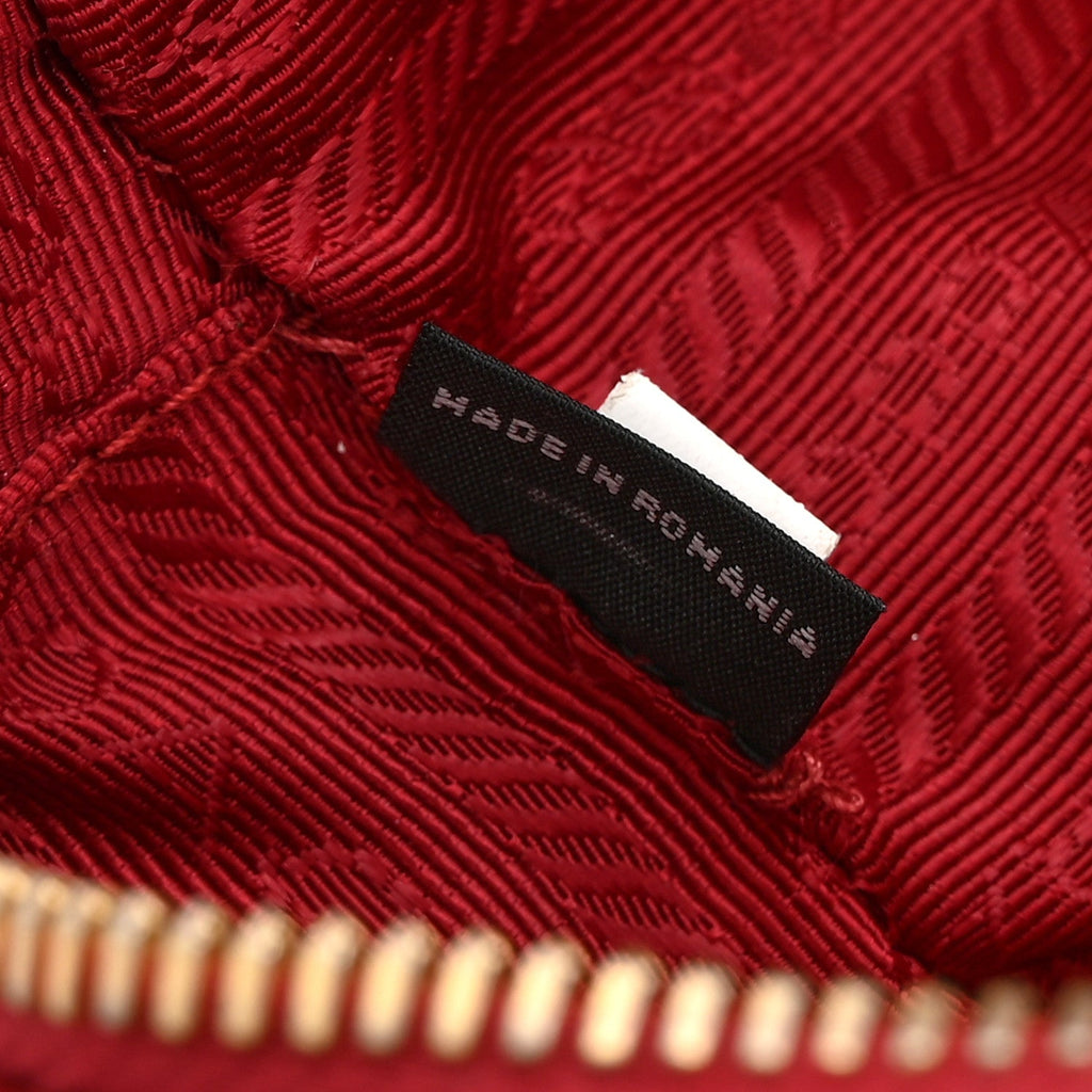 Prada Vitello Phenix Camera Bag Rosso