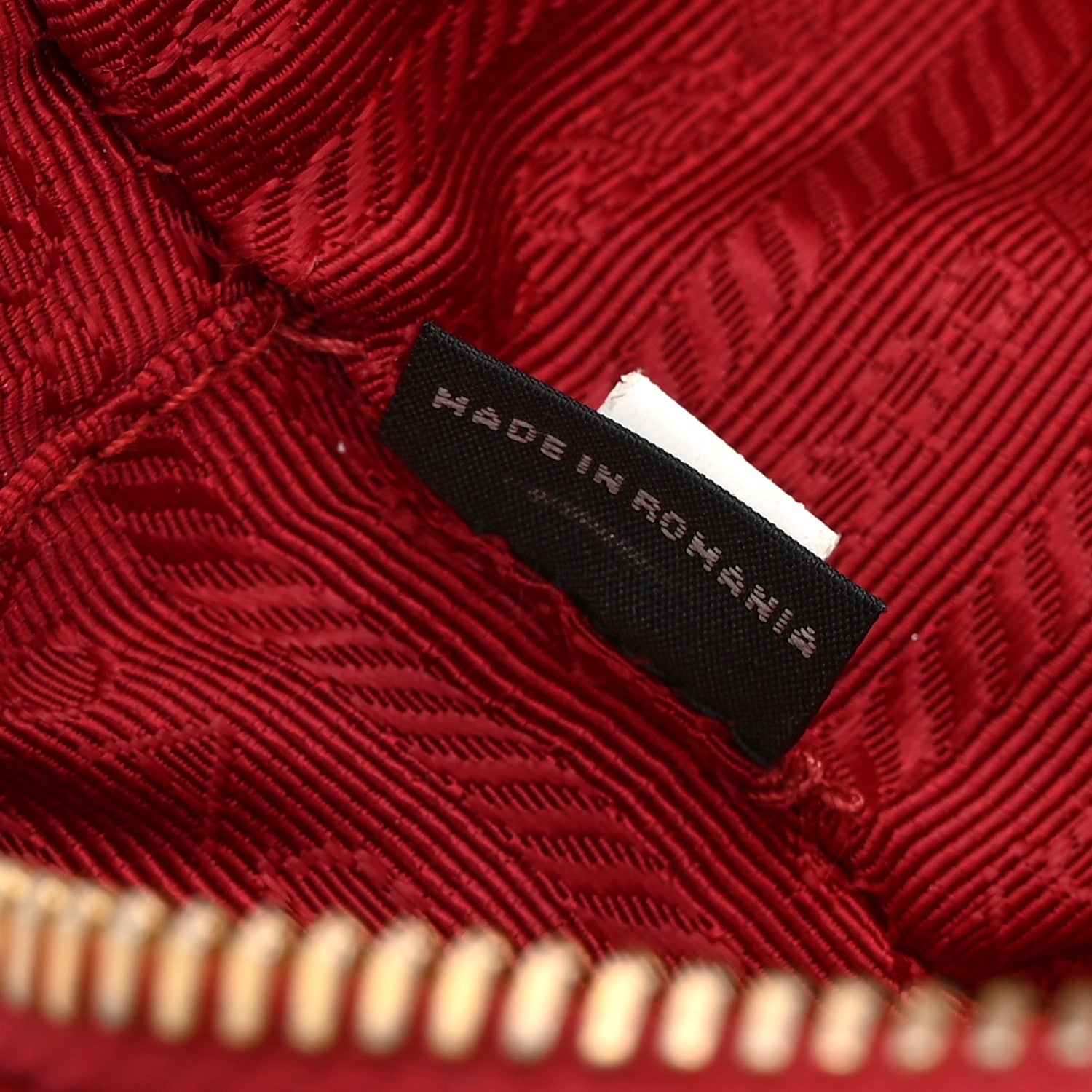 Prada Vitello Phenix Camera Bag Rosso