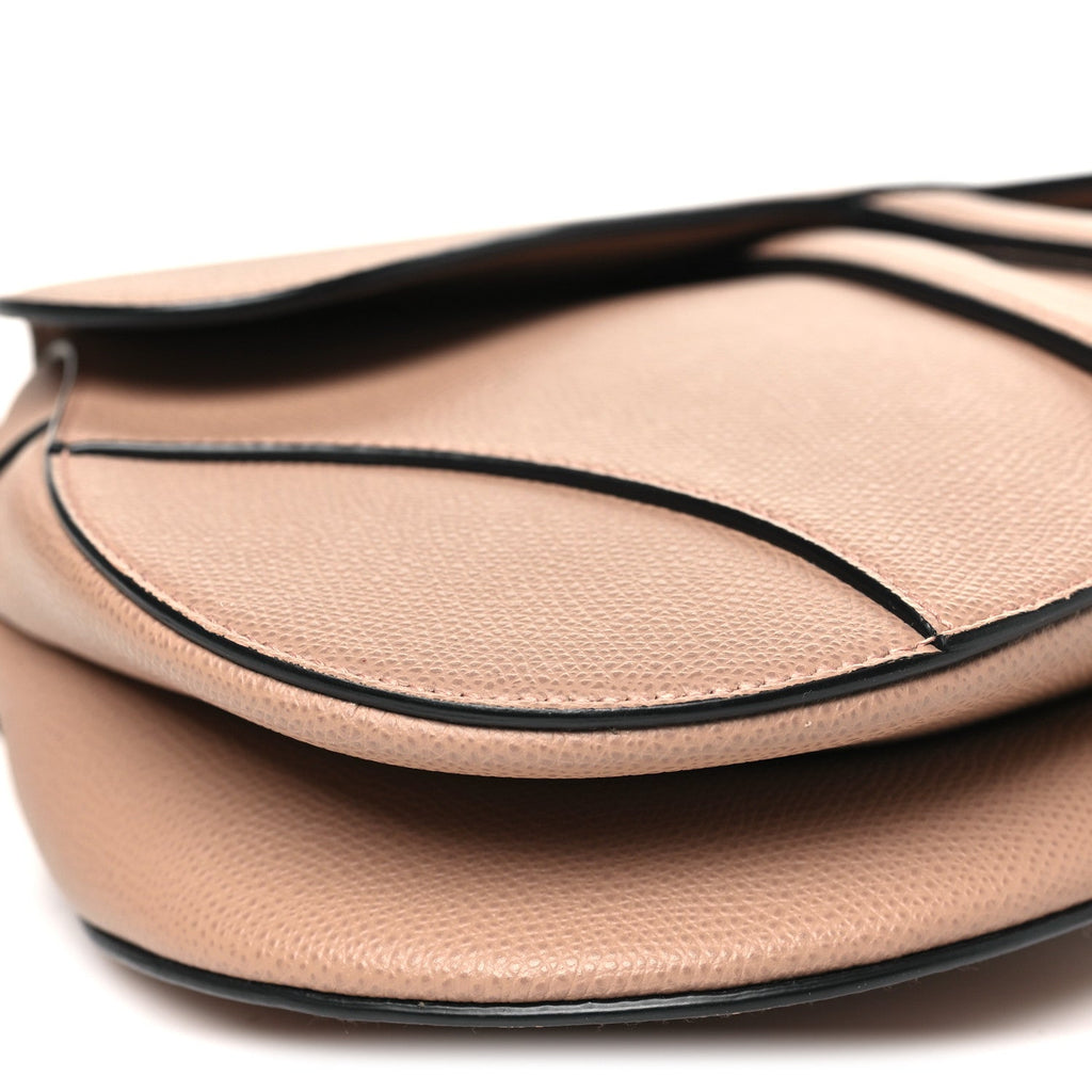 Christian Dior Grained Calfskin Saddle Bag Fard