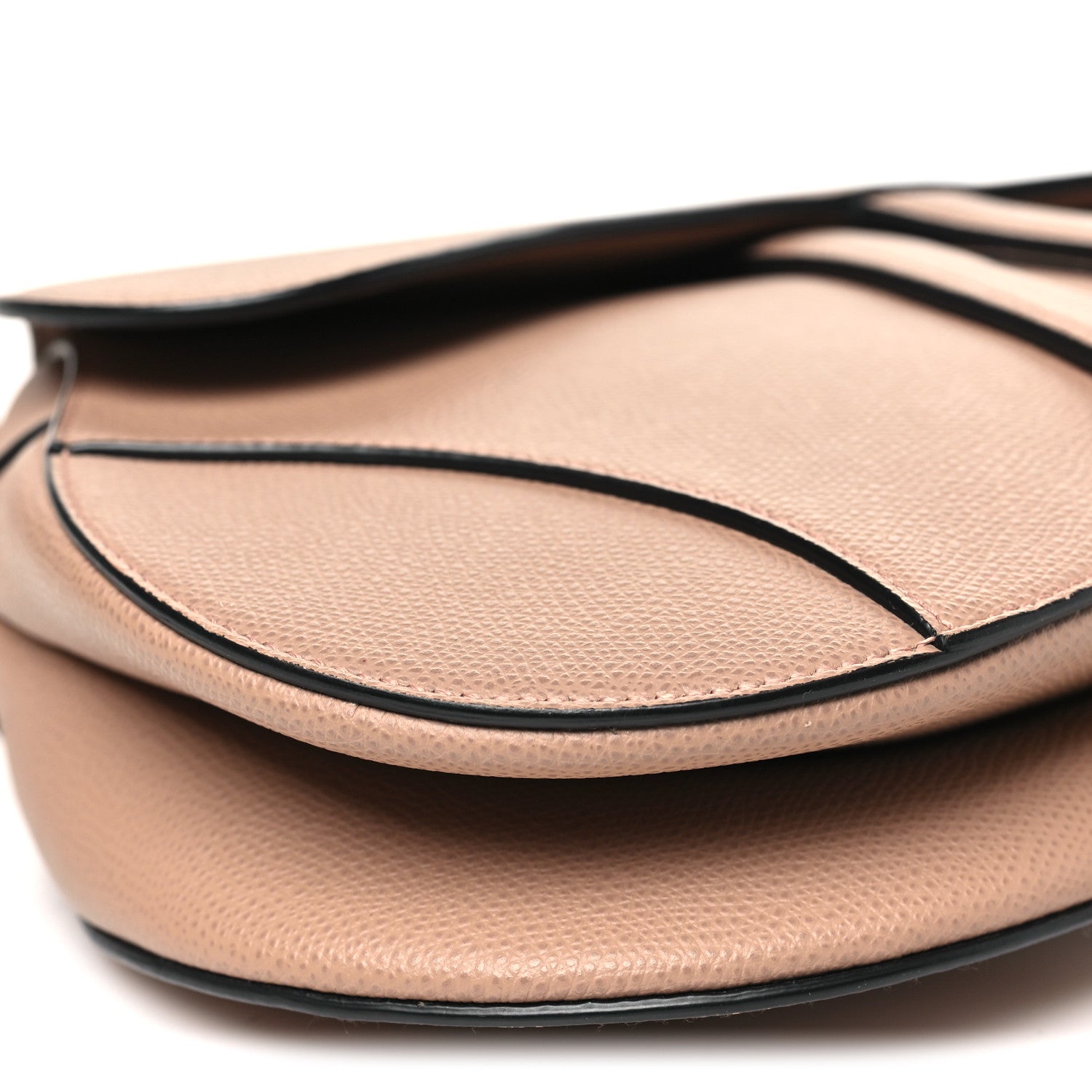 Christian Dior Grained Calfskin Saddle Bag Fard