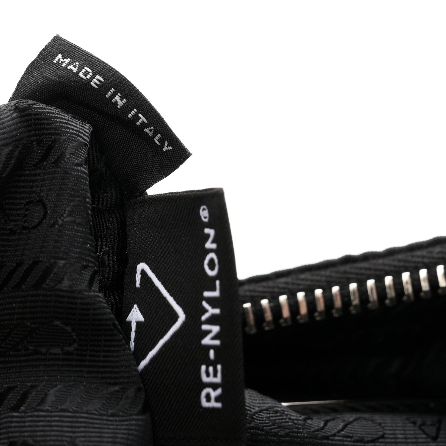 Prada Tessuto Nylon Saffiano Mini Re-Edition 2005 Bag Black