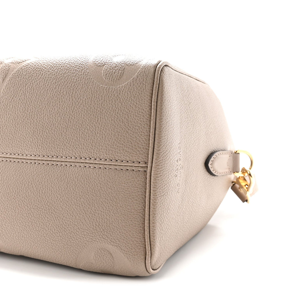 Louis Vuitton Empreinte Monogram Giant Speedy Bandouliere 25 Tourterelle