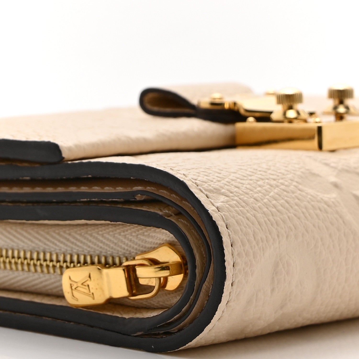 Louis Vuitton Empreinte Metis Compact Wallet Cream