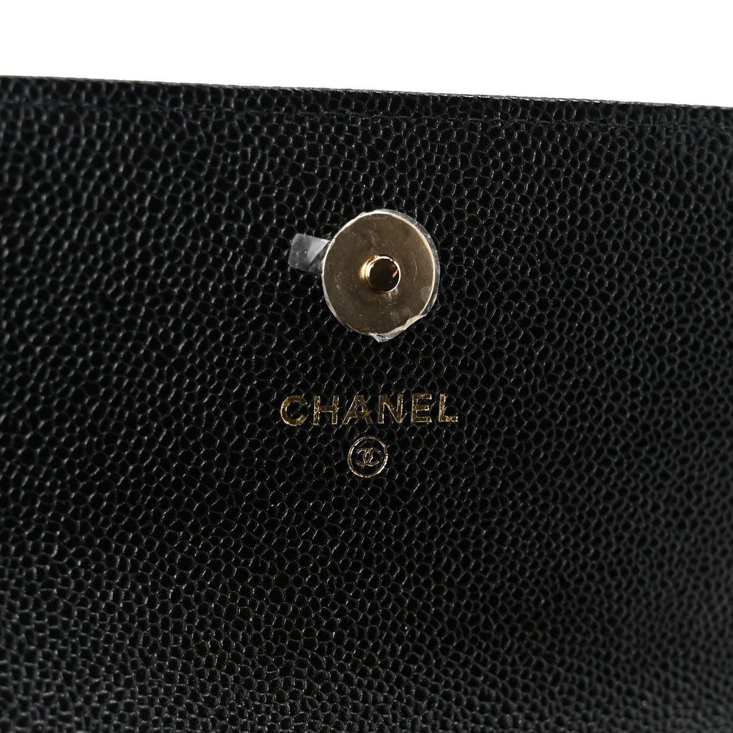 Chanel Caviar Quilted Business Affinity Clutch With Chain Black
