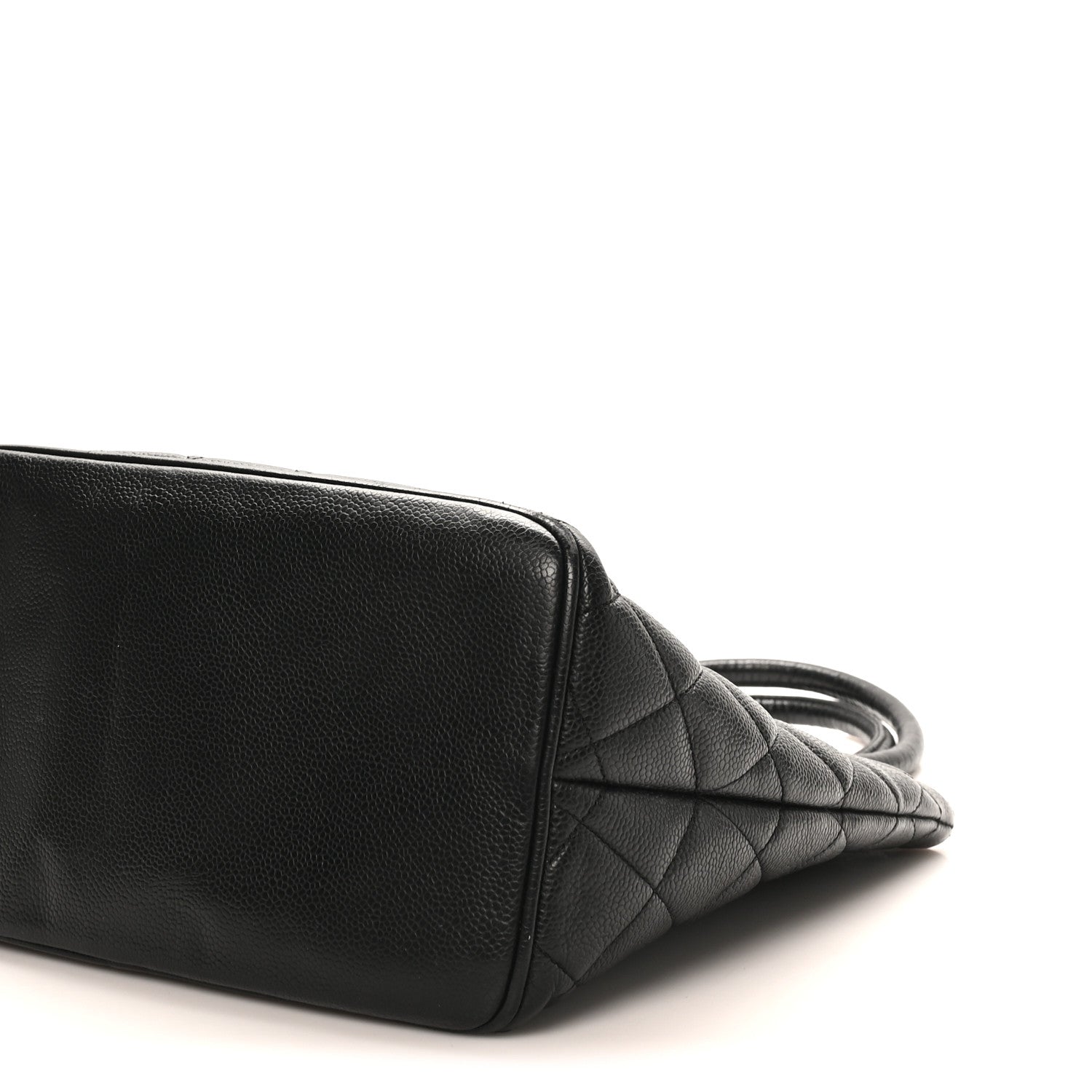 Chanel Caviar Quilted Medallion Tote Black