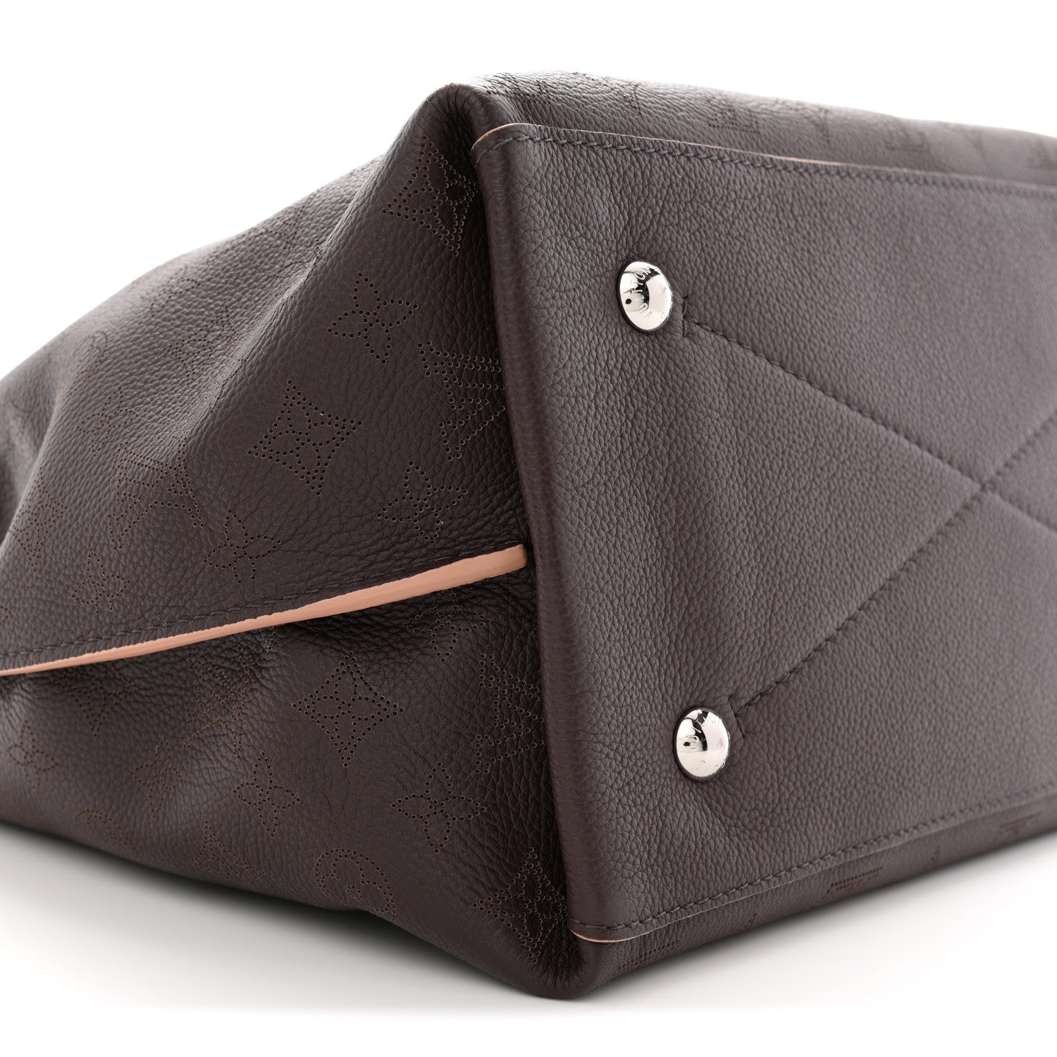 Louis Vuitton Mahina Carmel Hobo Chocolate