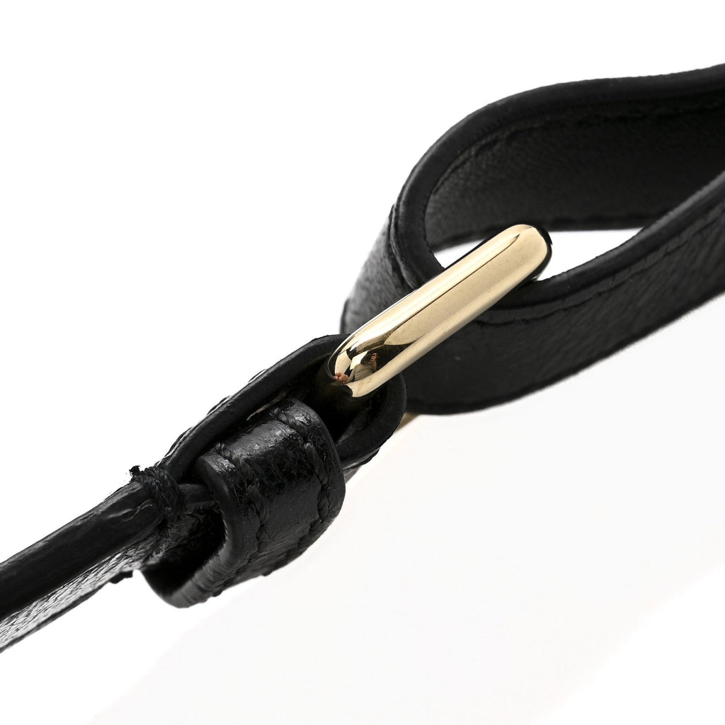 Chanel Crumpled Glazed Lambskin Quilted Waist Bag Fanny Pack Black