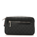 Gucci Soft GG Supreme Monogram Web Belt Bag Black Grey