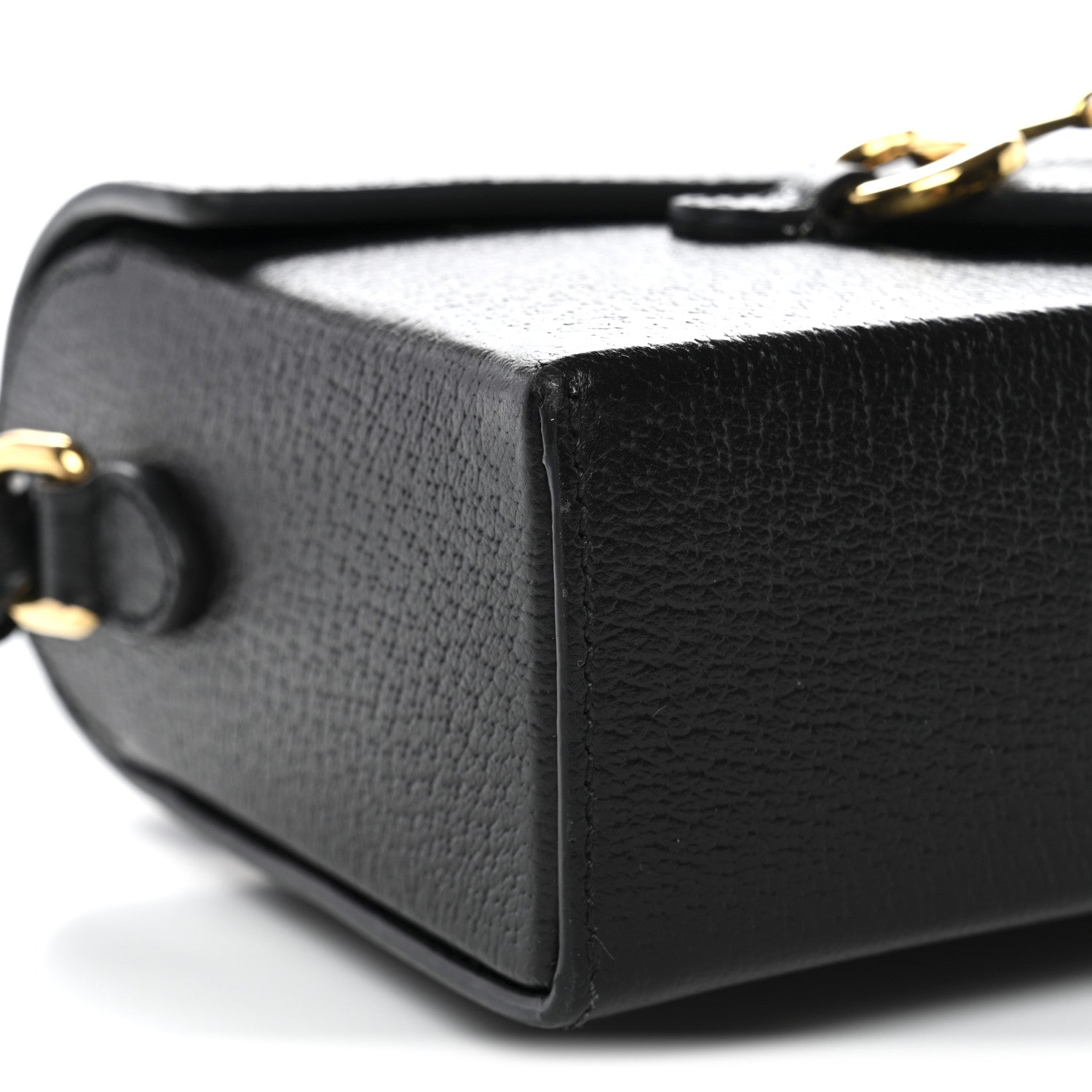 Gucci Calfskin Horsebit 1955 Shoulder Bag Black