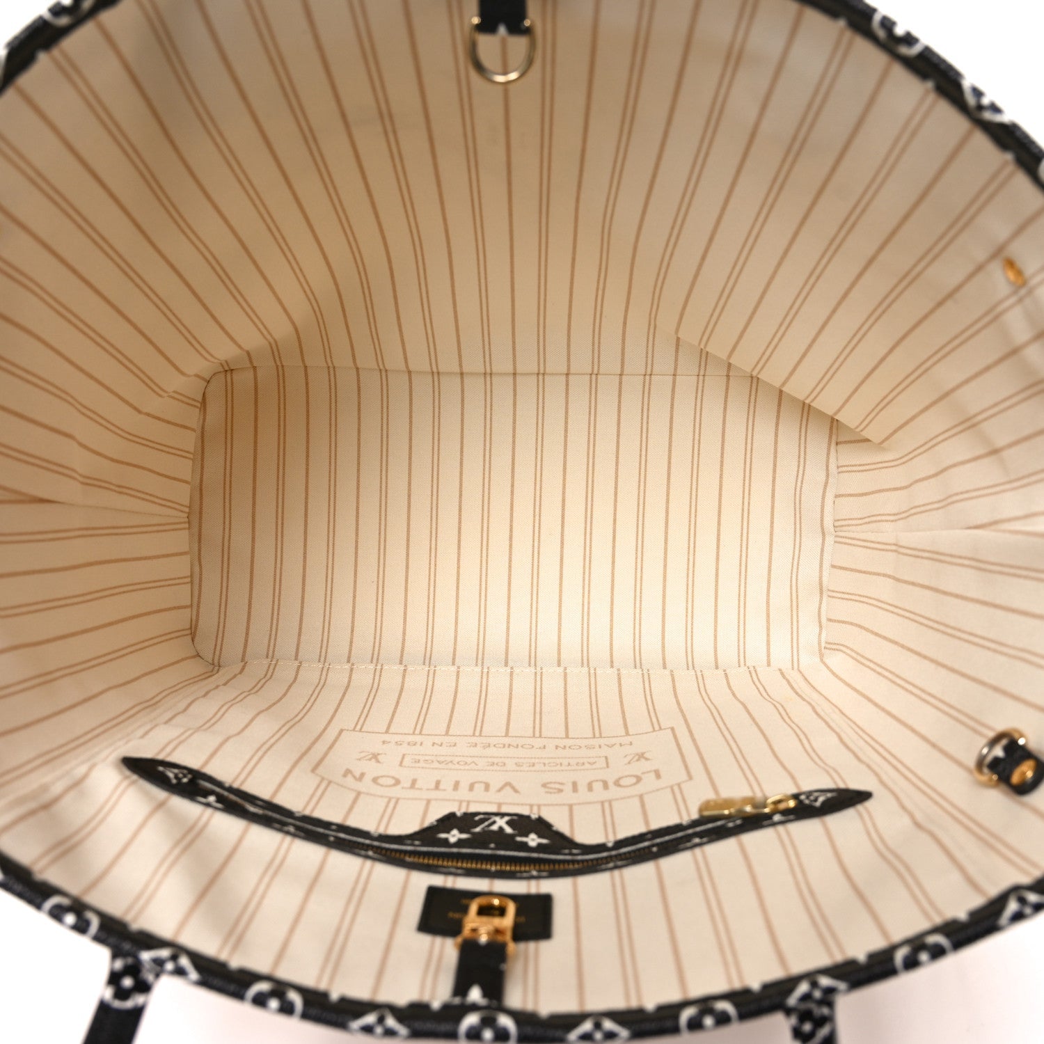 Louis Vuitton Monogram Giant Jungle Neverfull MM Ivory