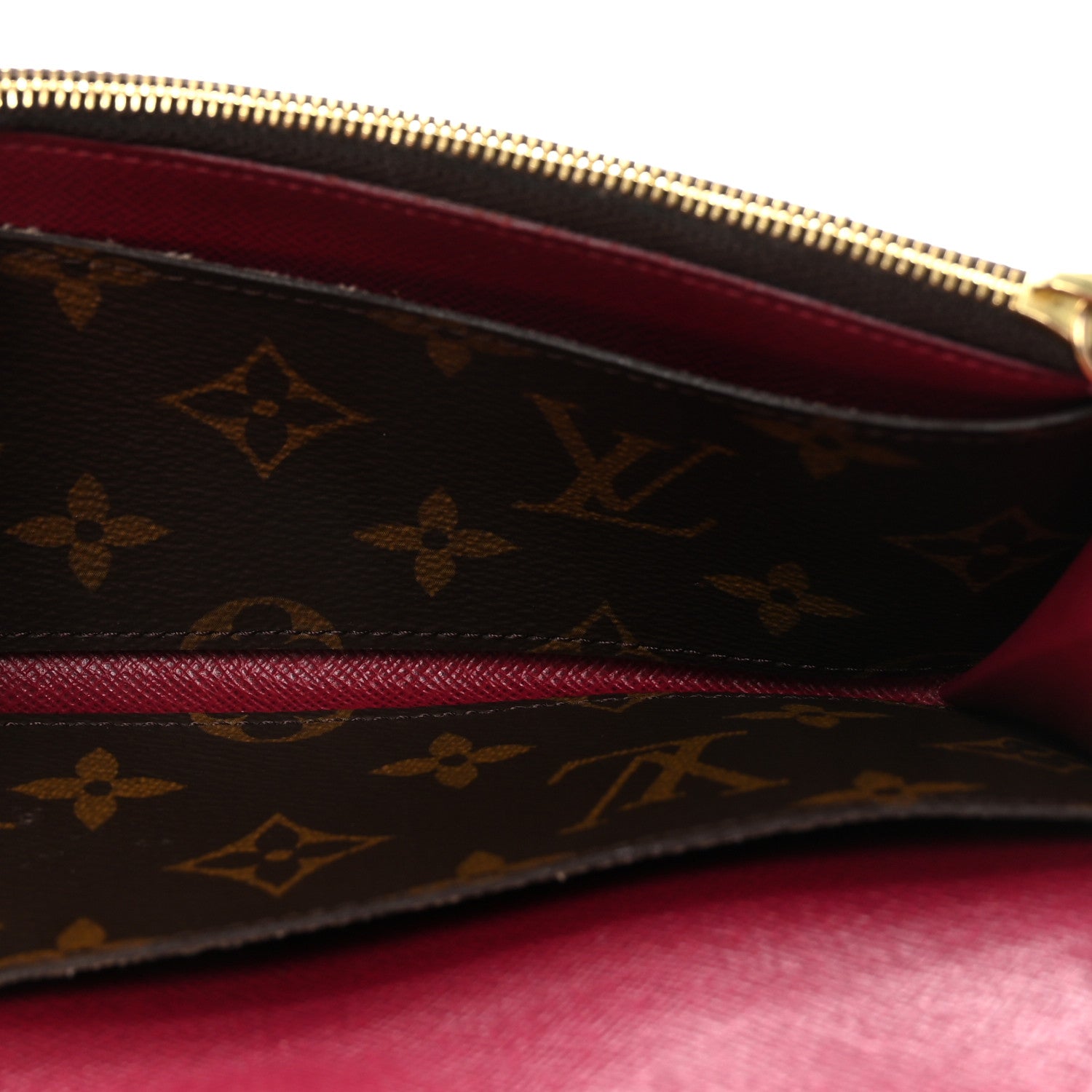 Louis Vuitton Monogram Emilie Wallet Fuchsia