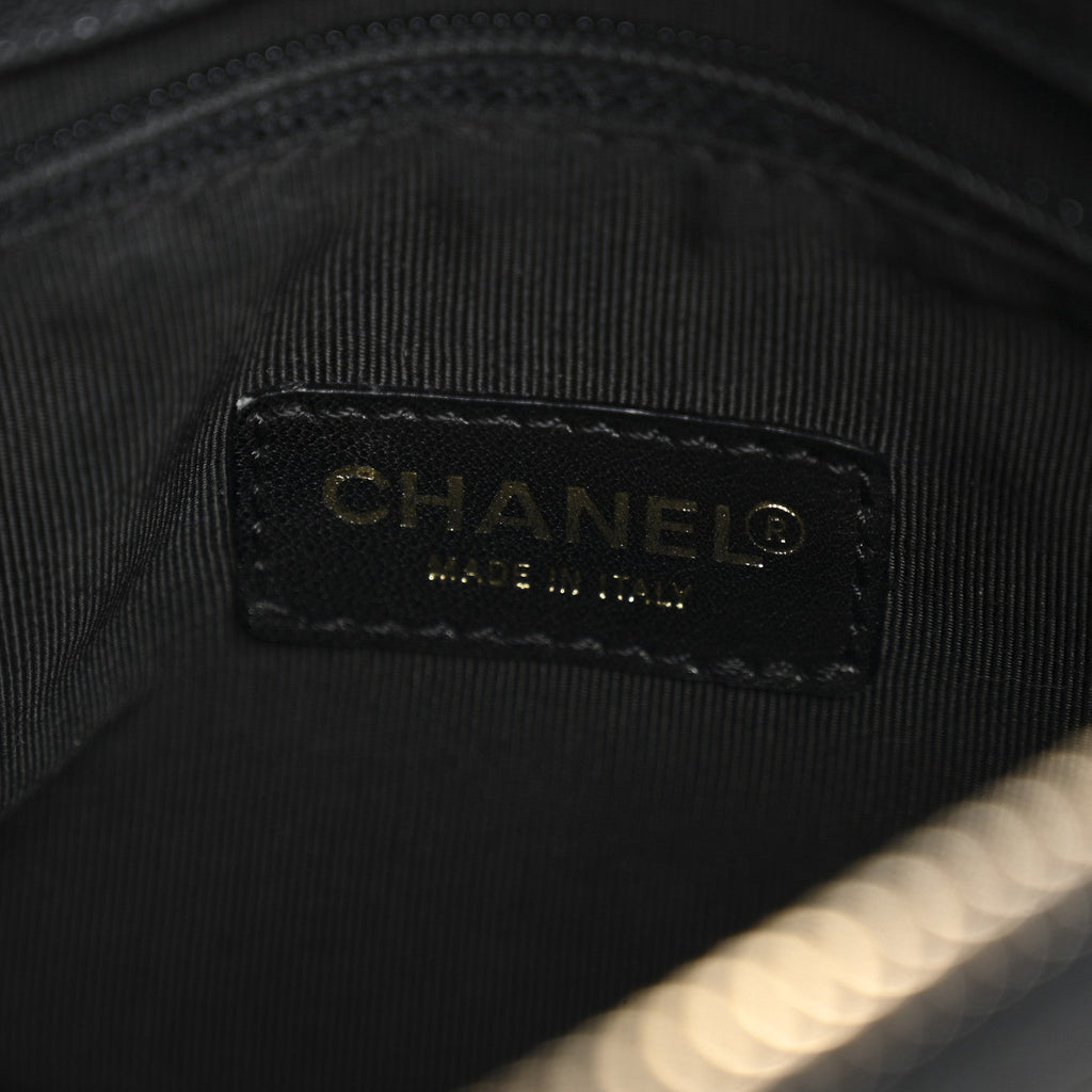 Chanel Lambskin Quilted Small Chocolate Bar Shoulder Bag Black