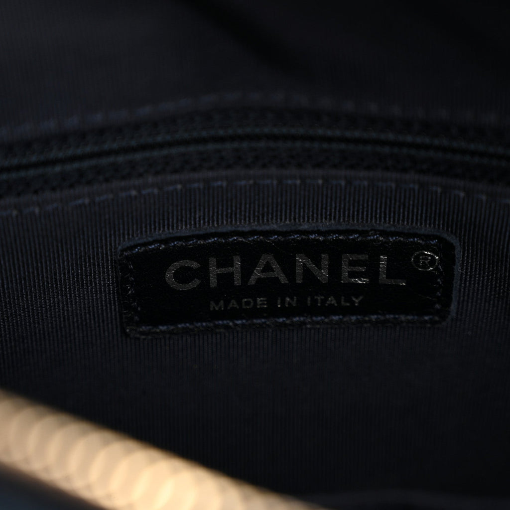 Chanel Denim Calfskin Medium Gabrielle Hobo Blue