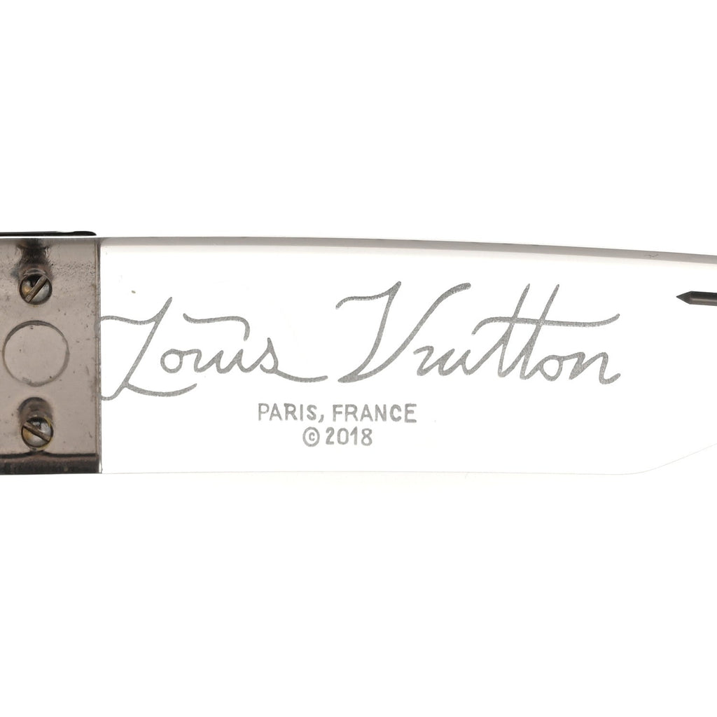 Louis Vuitton Acetate 1.1 Millionaires Z2440W Sunglasses Transparent Yellow