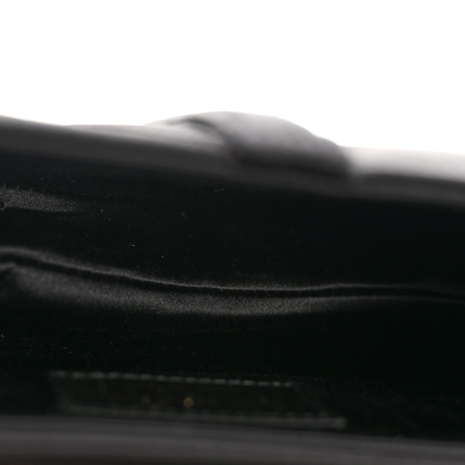 Christian Dior Satin Crystal Mini Saddle Bag Black
