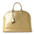 Louis Vuitton Vernis Alma GM Blanc Corail