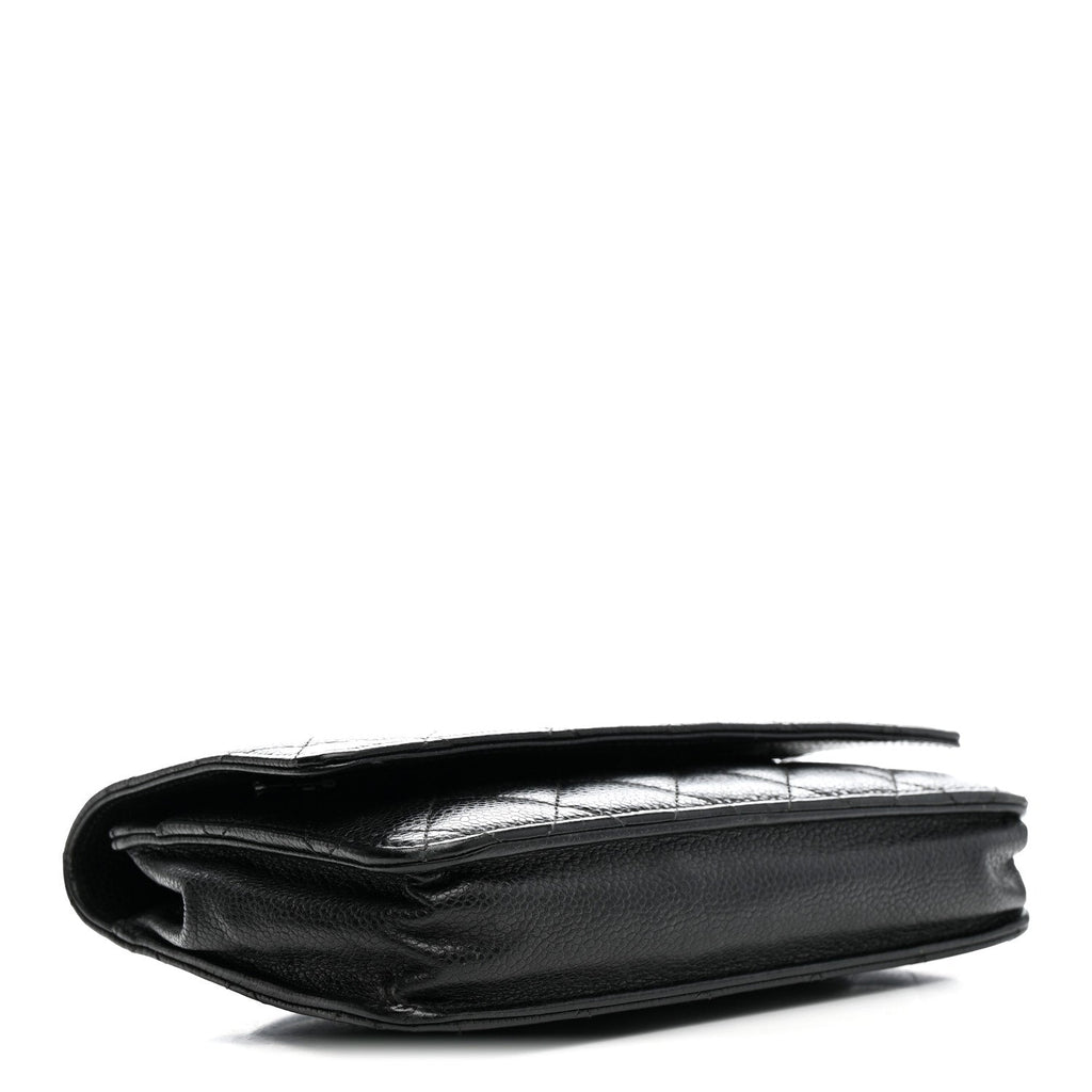 Chanel Caviar Quilted Wallet on Chain WOC Black