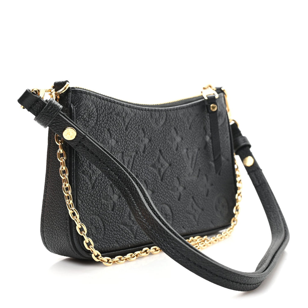 Louis Vuitton Empreinte Easy Pouch On Strap Black