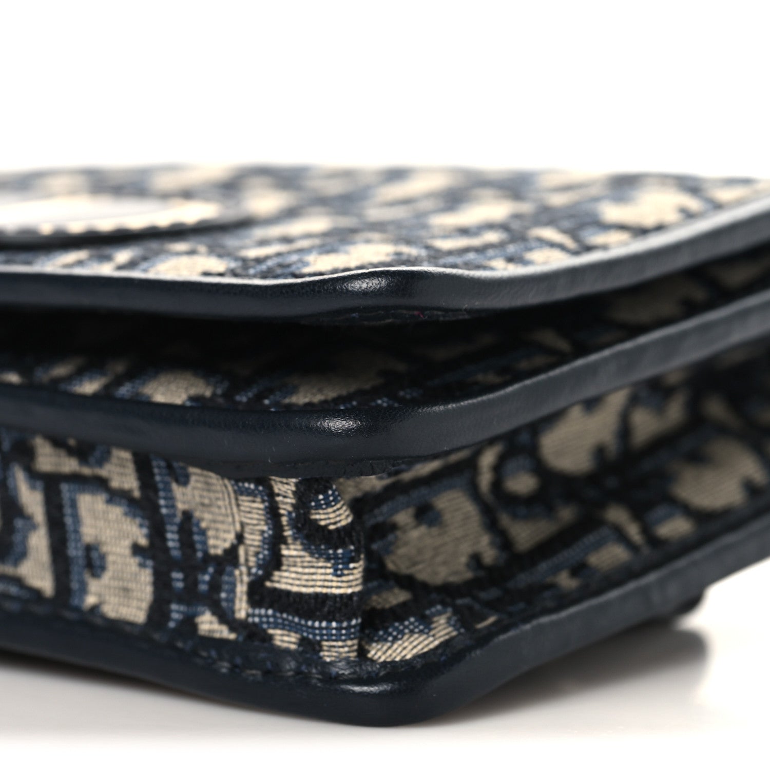 Christian Dior Oblique 30 Montaigne 2-In-1 Pouch Blue