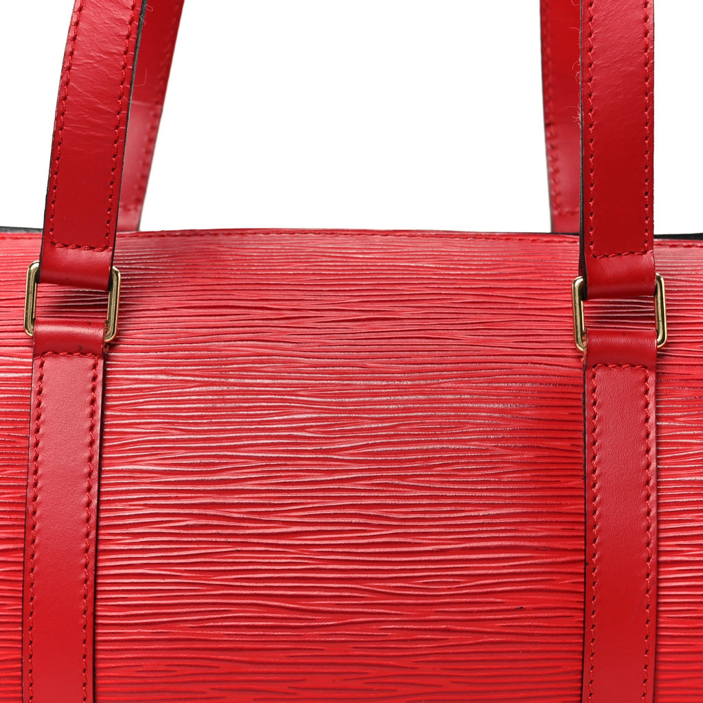 Louis Vuitton Epi Soufflot Castillan Red