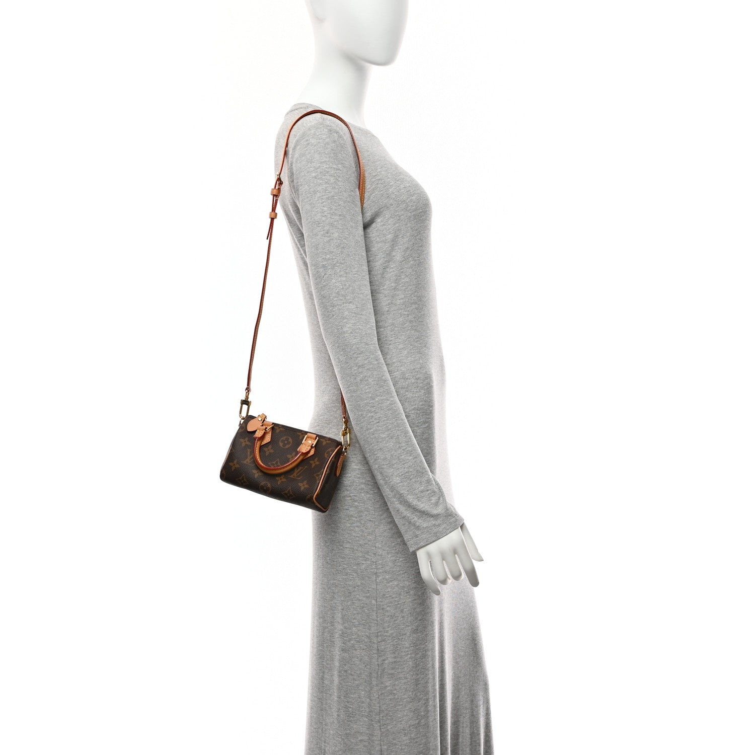 Louis Vuitton Monogram Nano Speedy Bandouliere