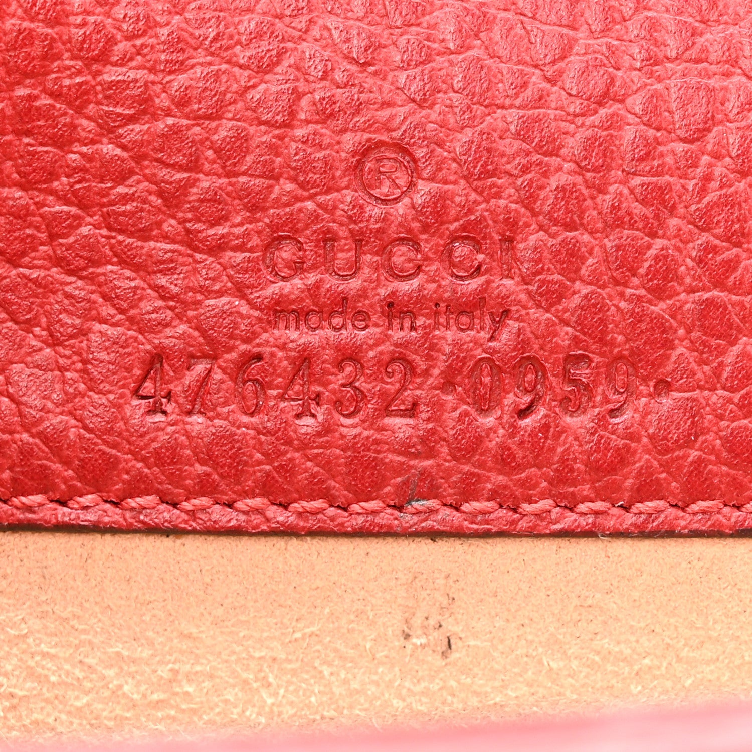 Gucci Calfskin Super Mini Dionysus Shoulder Bag Hibiscus Red