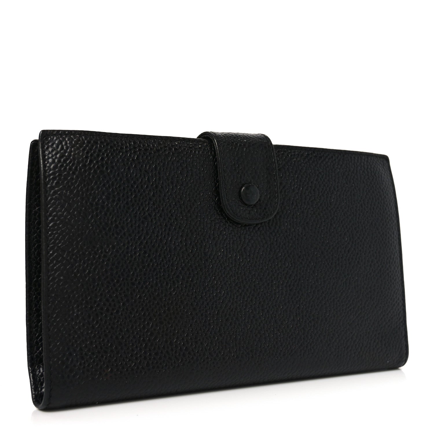 Caviar Timeless CC French Wallet Black
