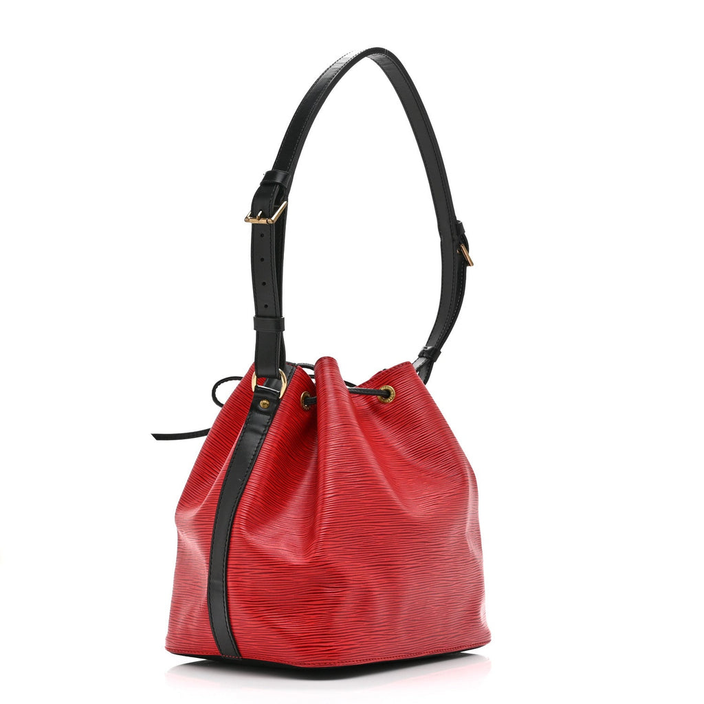 Louis Vuitton Epi Petit Noe Red Black