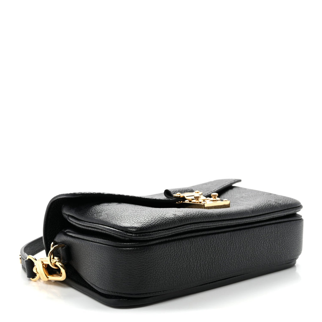 Louis Vuitton Empreinte Pochette Metis East West Black