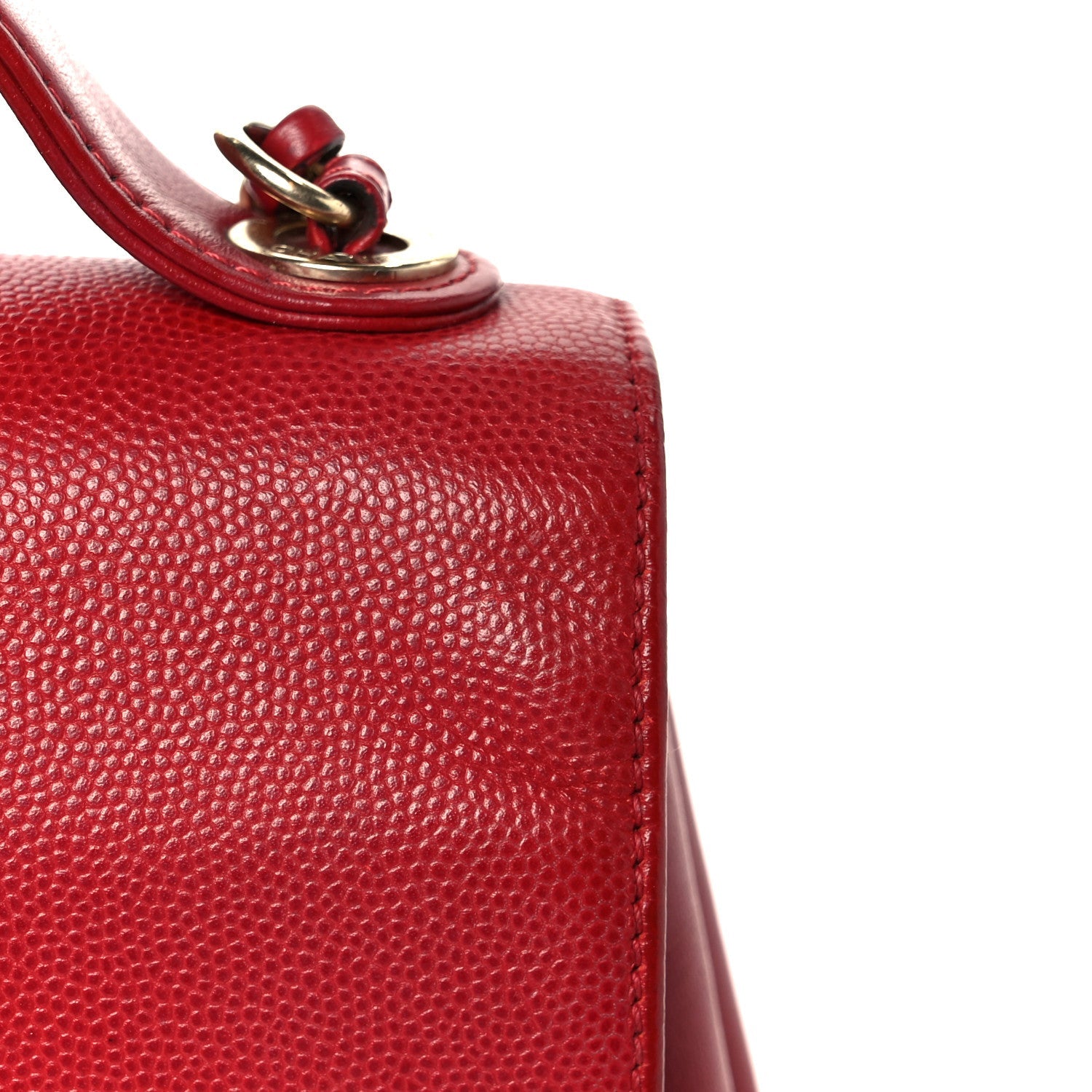 Chanel Caviar Quilted Small Business Affinity Flap Red