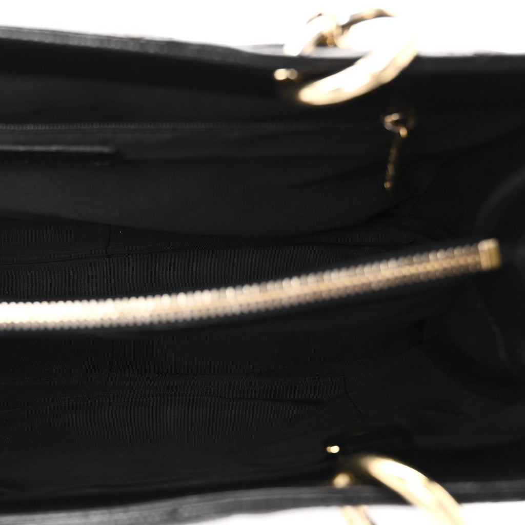 Chanel Caviar Quilted Grand Shopping Tote GST Black