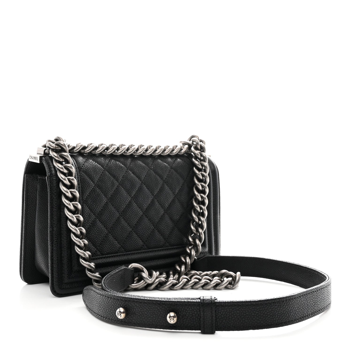 Chanel Caviar Quilted Small Boy Flap Black