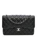 Chanel Caviar Quilted Jumbo Double Flap Black