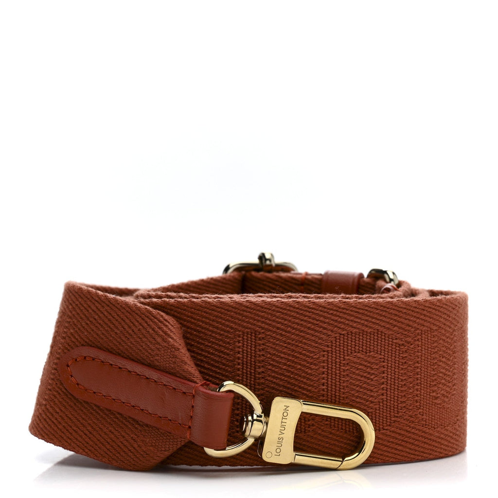 Louis Vuitton Nylon Coussin Shoulder Strap Terracotta Brown