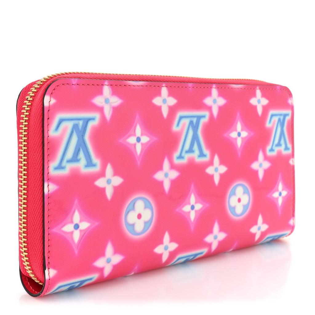 Louis Vuitton Vernis Valentine Zippy Wallet Fuchsia Neon