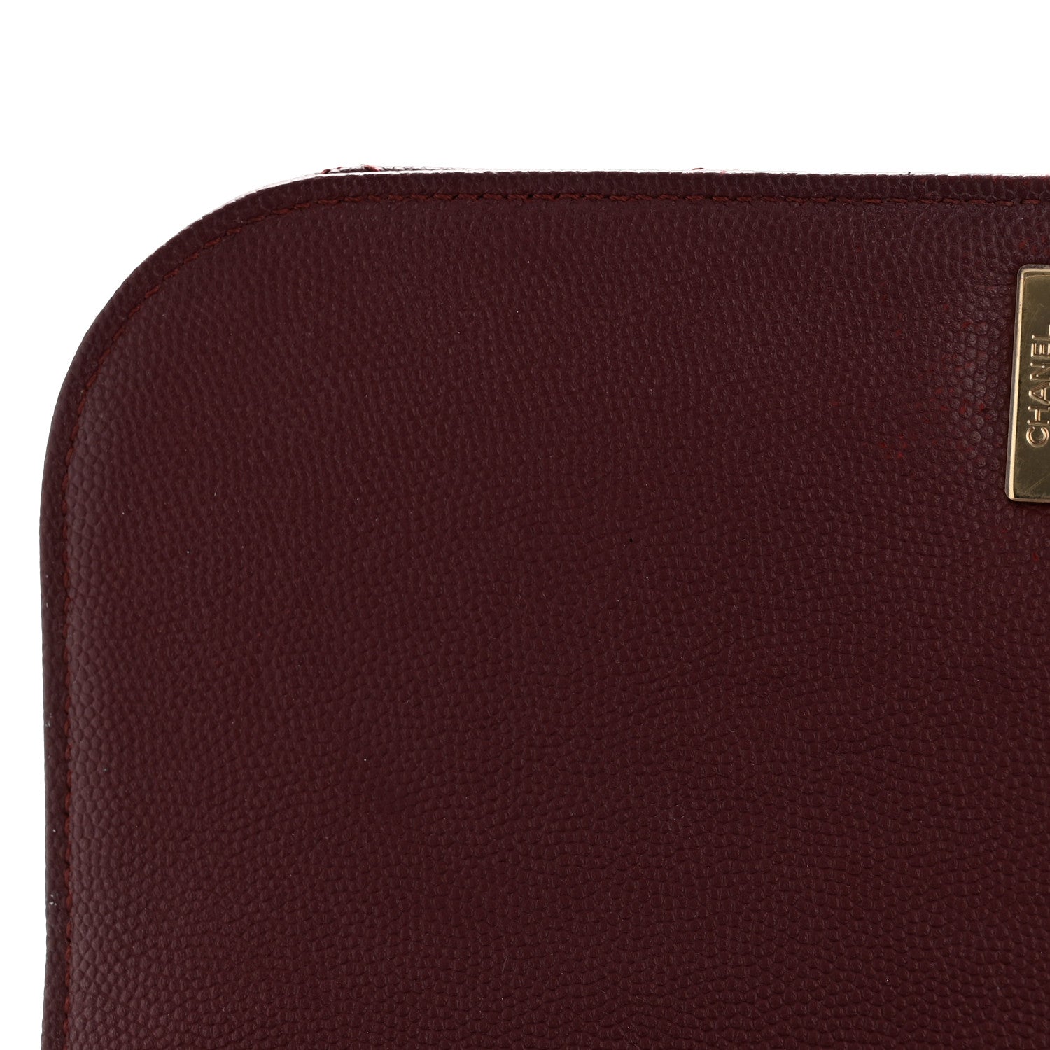 Chanel Caviar Quilted Small Business Affinity Flap Burgundy