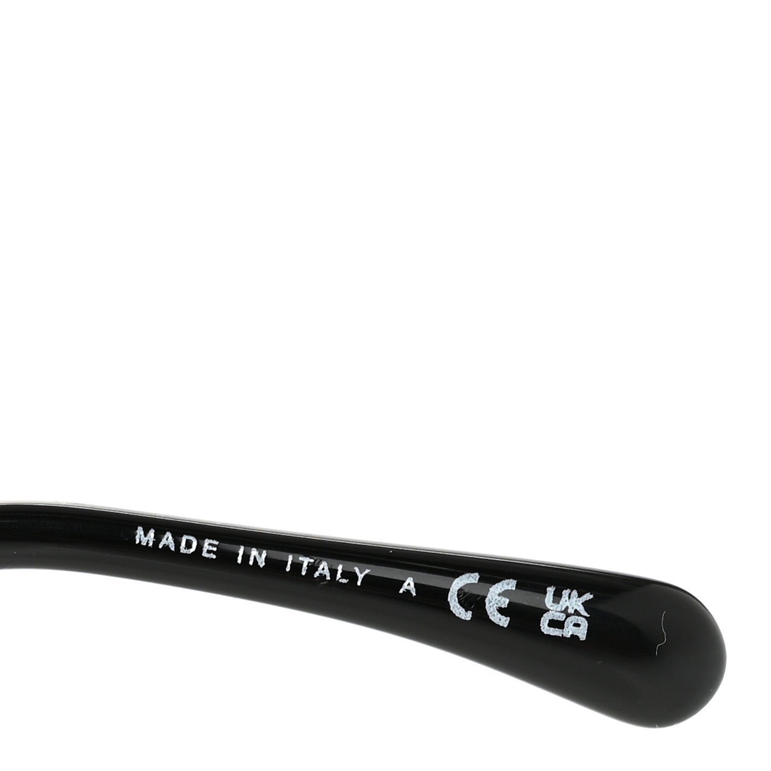 Acetate Strass Square Sunglasses 5422-B-A Black White