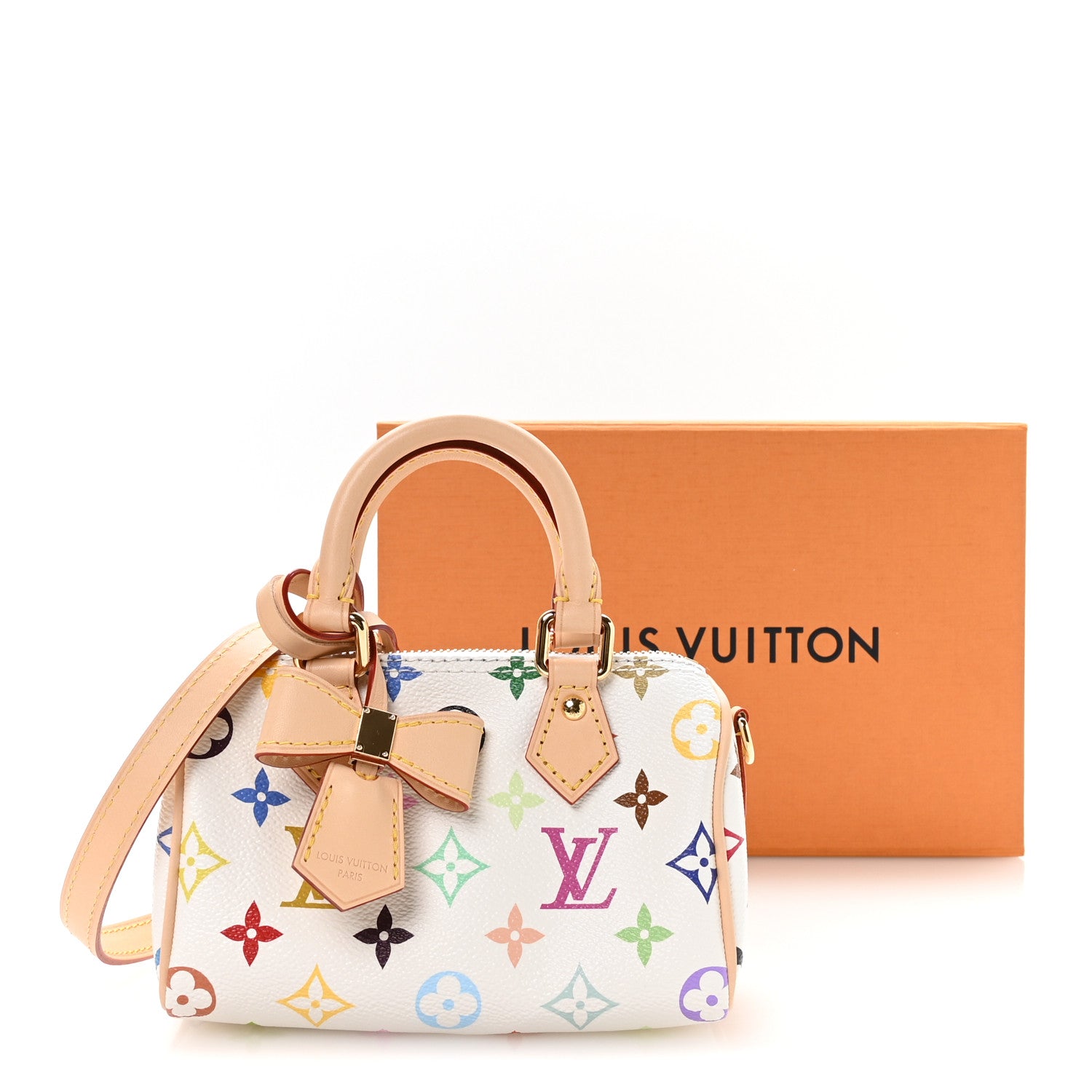 Louis Vuitton LV X TM Monogram Multicolor Nano Speedy White