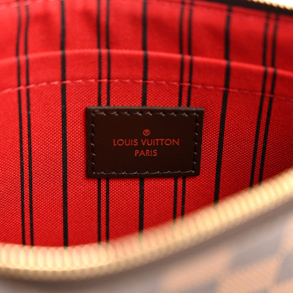 Louis Vuitton Damier Ebene Neverfull MM GM Pochette