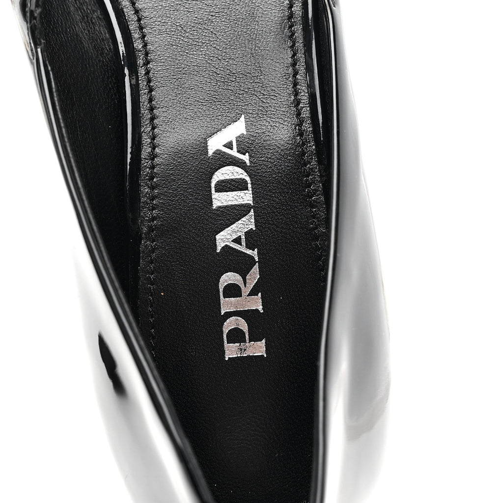 Prada Patent Mary Jane 45mm Pumps 38.5 Black