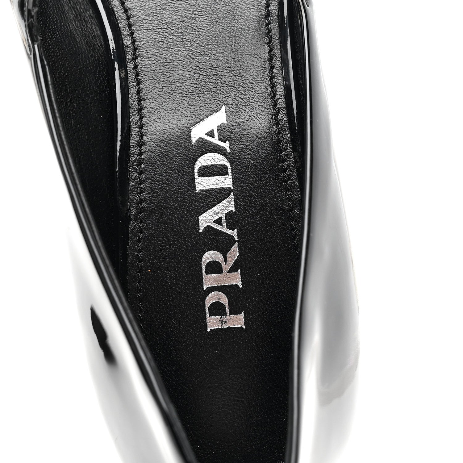Prada Patent Mary Jane 45mm Pumps 38.5 Black