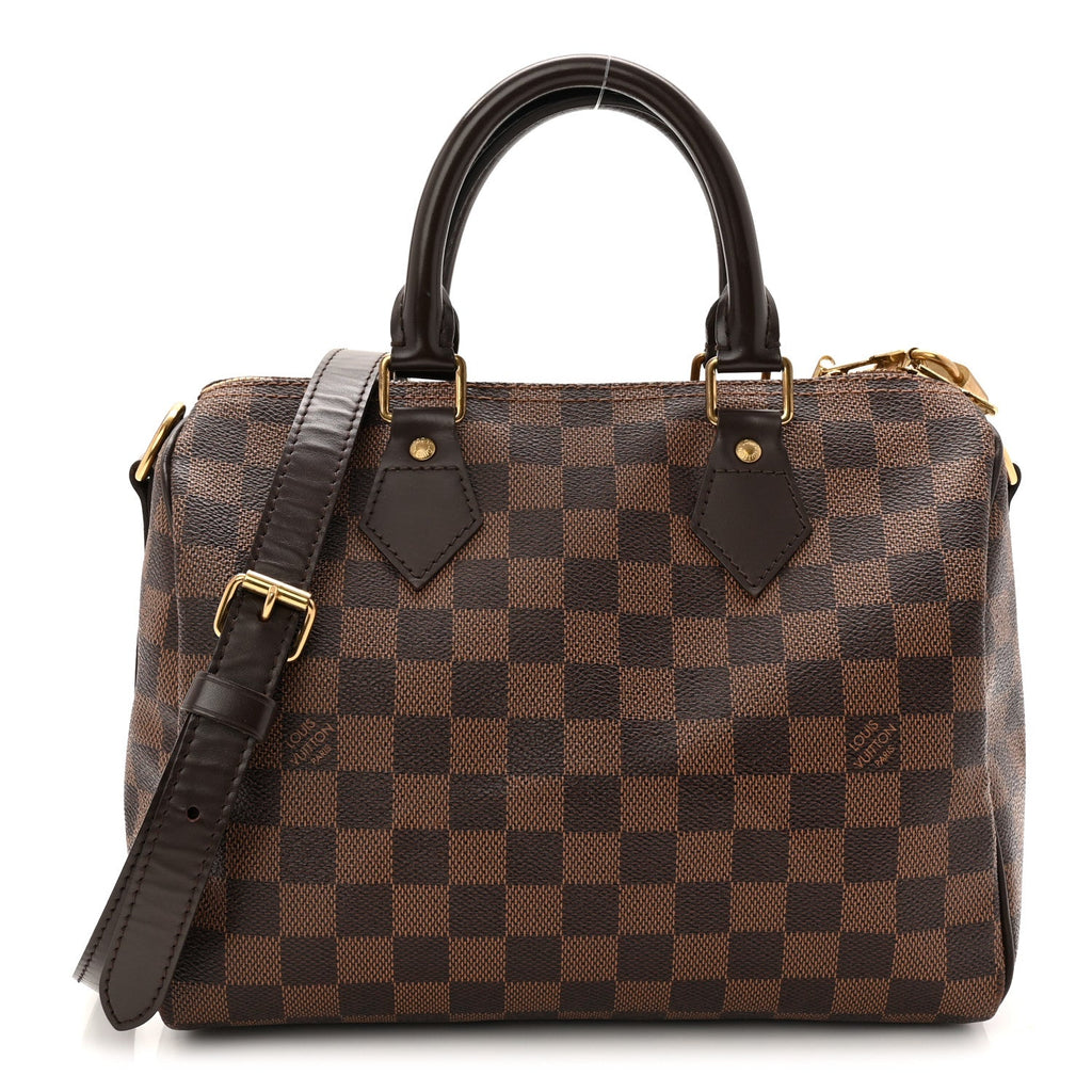 Louis Vuitton Damier Ebene Speedy Bandouliere 25