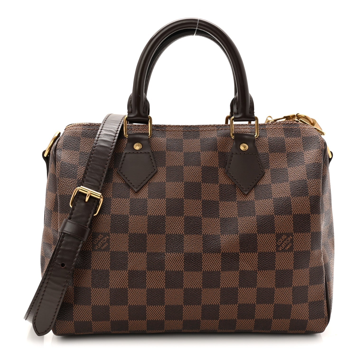 Louis Vuitton Damier Ebene Speedy Bandouliere 25