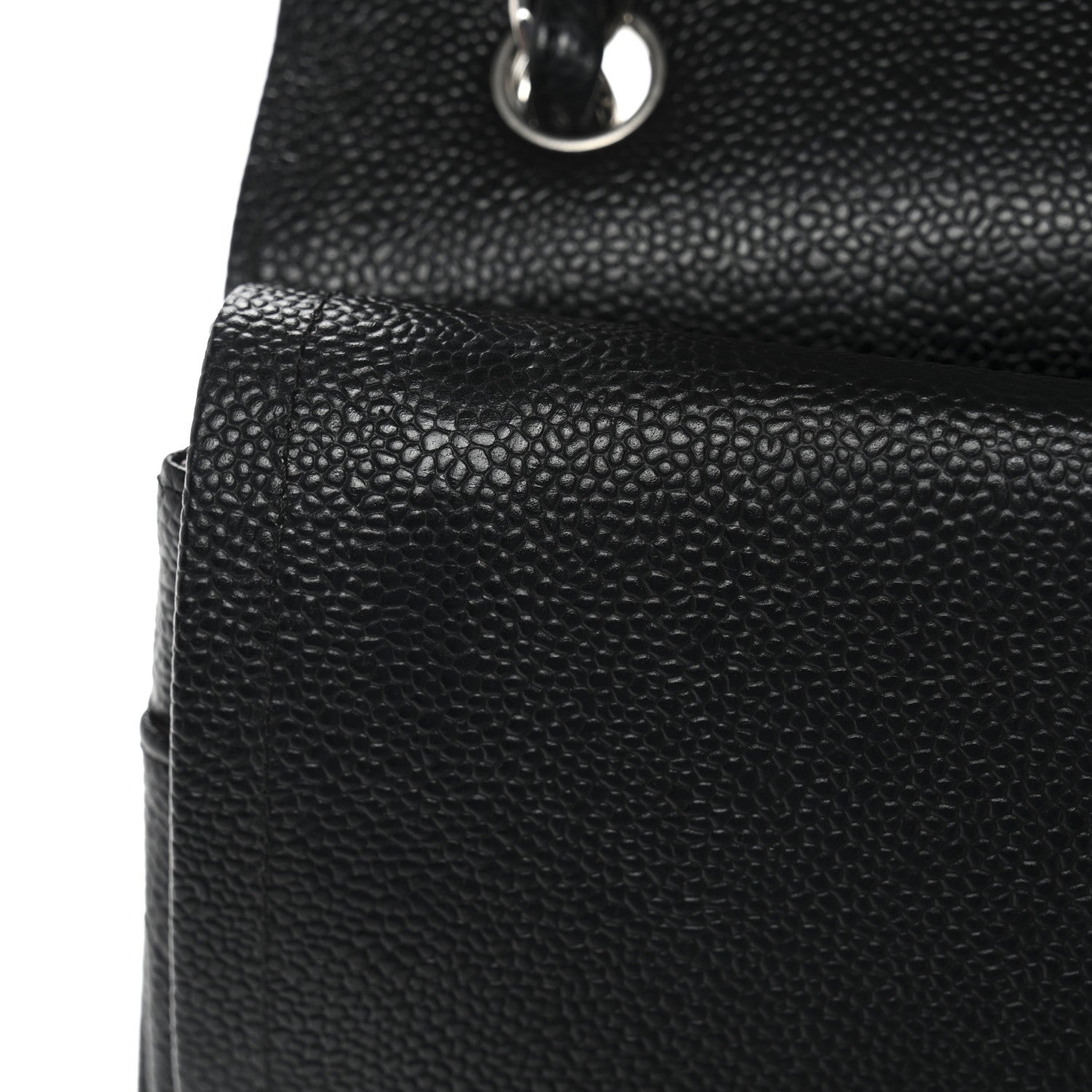 Chanel Caviar Quilted Jumbo Double Flap Black
