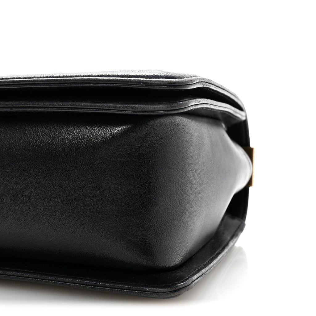 Chanel Lambskin Quilted Medium Boy Flap Black